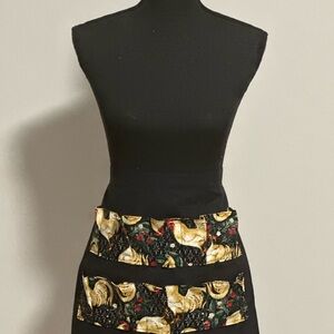 Elegant Black and Gold Women's Skirt